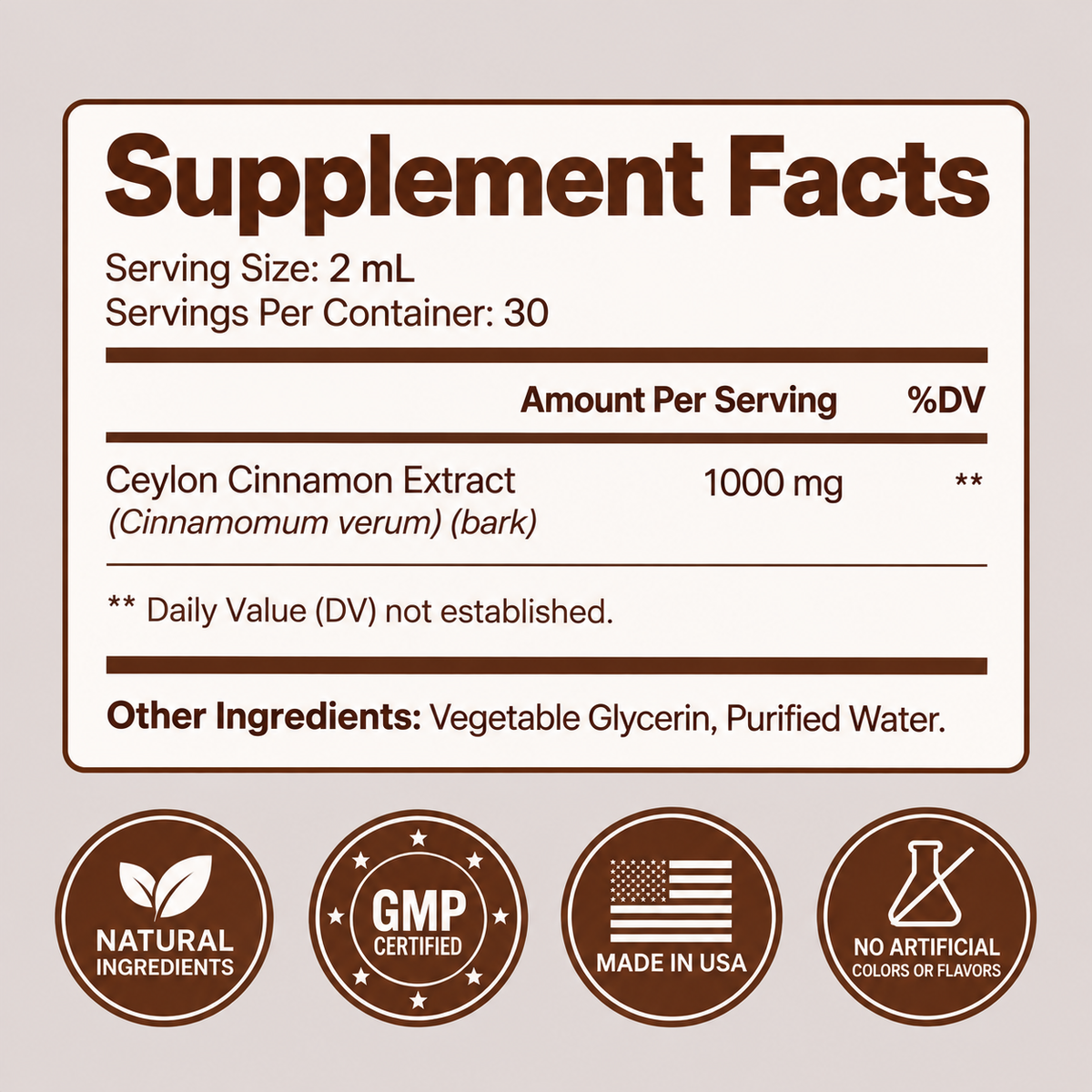 ClearDays Organic Ceylon Cinnamon Drops