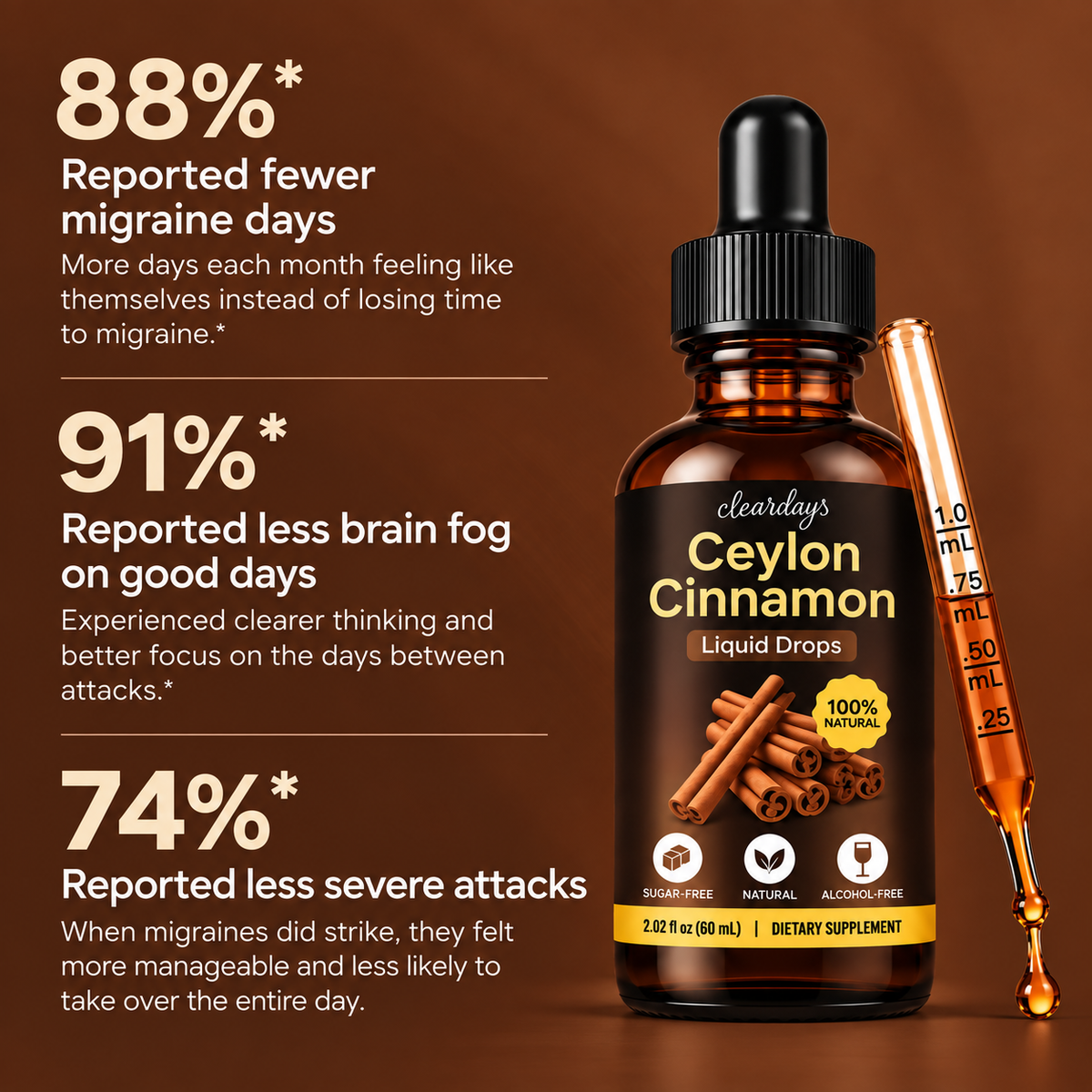 ClearDays Organic Ceylon Cinnamon Drops
